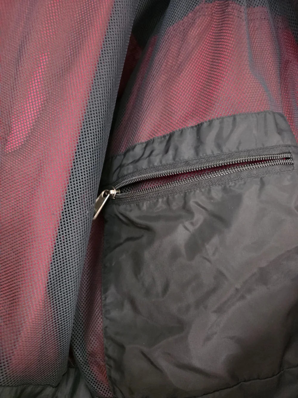 The North Face Men’s Two-Tone Red and Black Waterproof Jacket